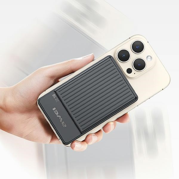Indukcijski MagSafe powerbank 10000mAh 22,5W, črn 3