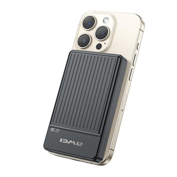 Indukcijski MagSafe powerbank 10000mAh 22,5W, črn 5