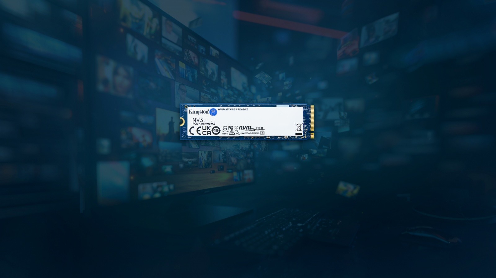 Kingston NV3 SSD 2TB, M.2 NVMe, PCIe 4.0 7