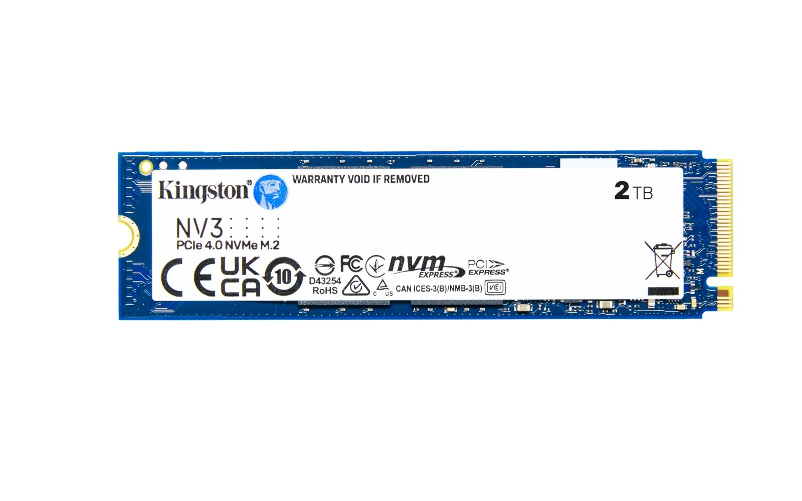 Kingston NV3 SSD 2TB, M.2 NVMe, PCIe 4.0