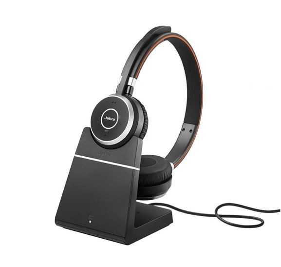 Slušalke Jabra Evolve 65 TE Link 390a UC Stereo z osnovo