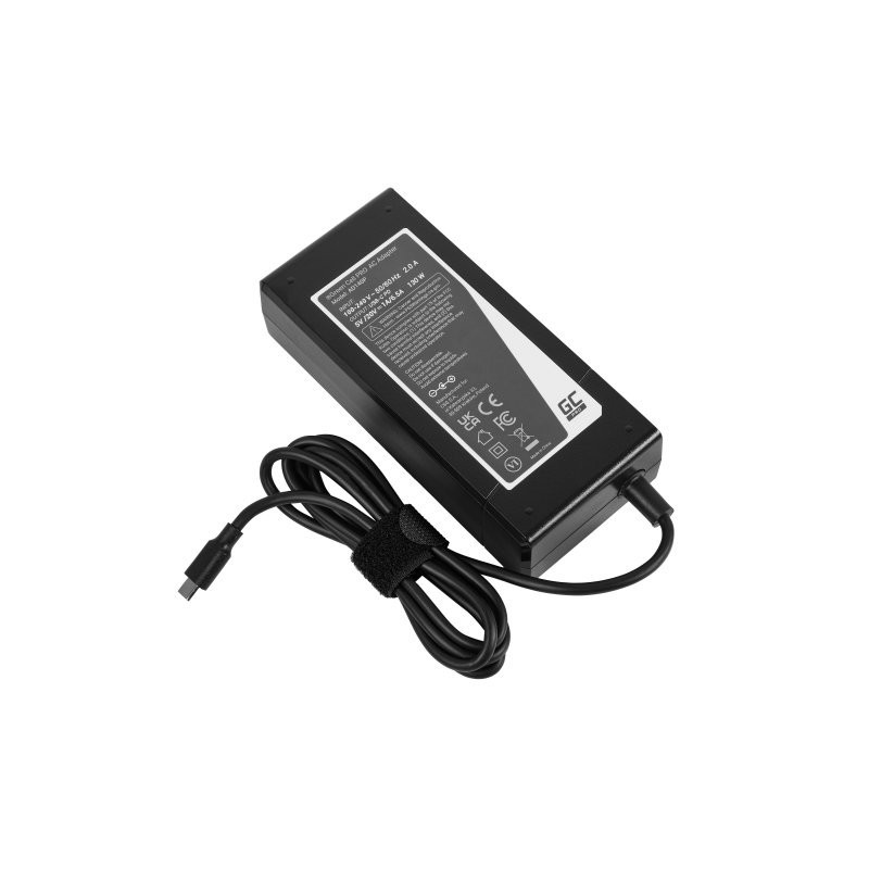 Green Cell USB-C napajalnik 130W (PD, 5-20V) 4