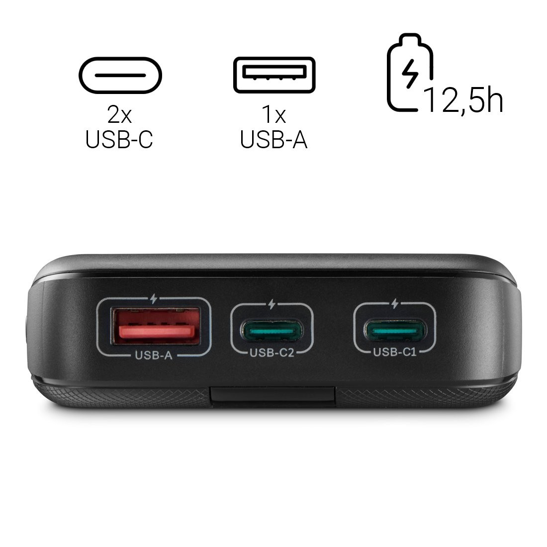 Prenosni polnilnik Power Pack 20000 mAh, antracit 2