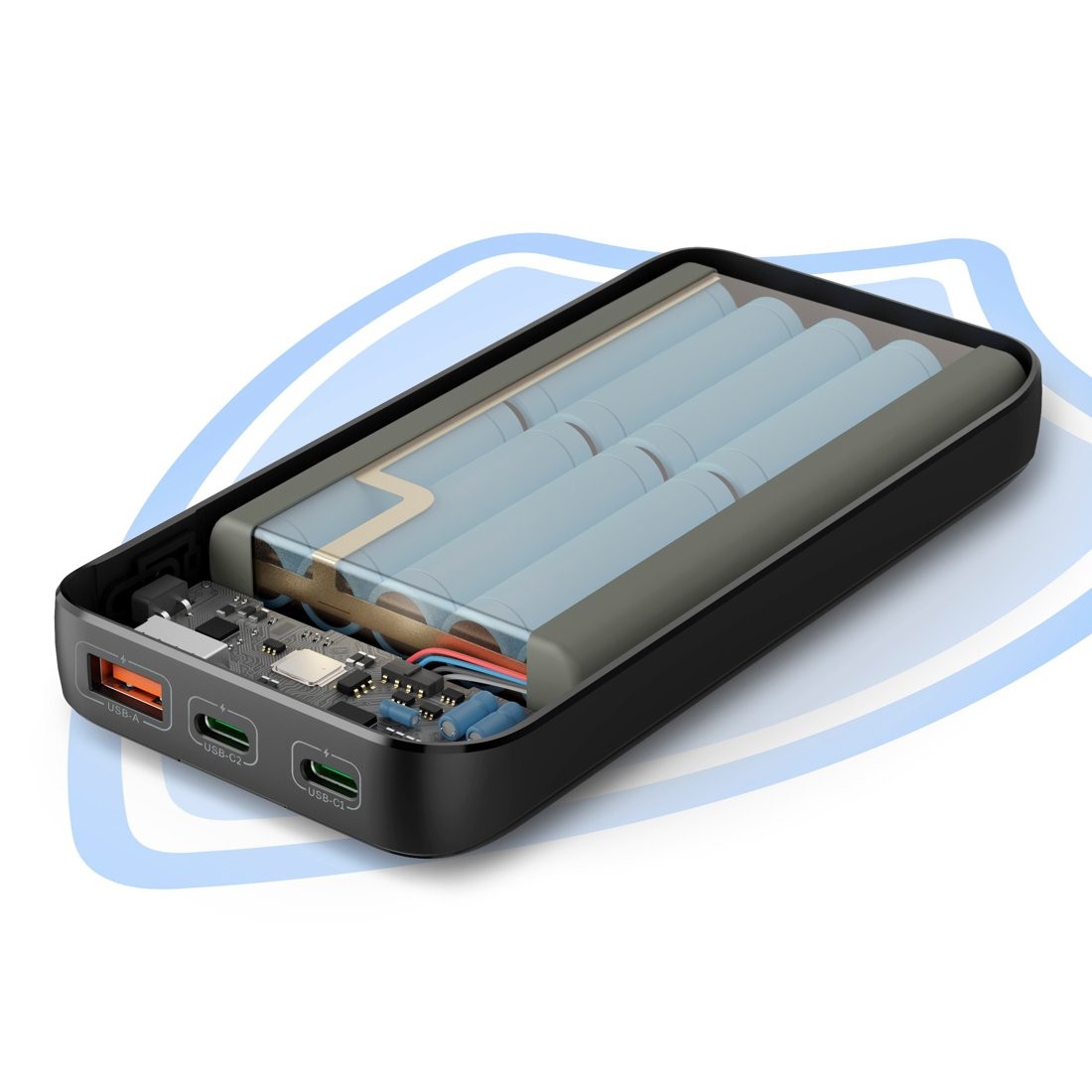 Prenosni polnilnik Power Pack 20000 mAh, antracit 7
