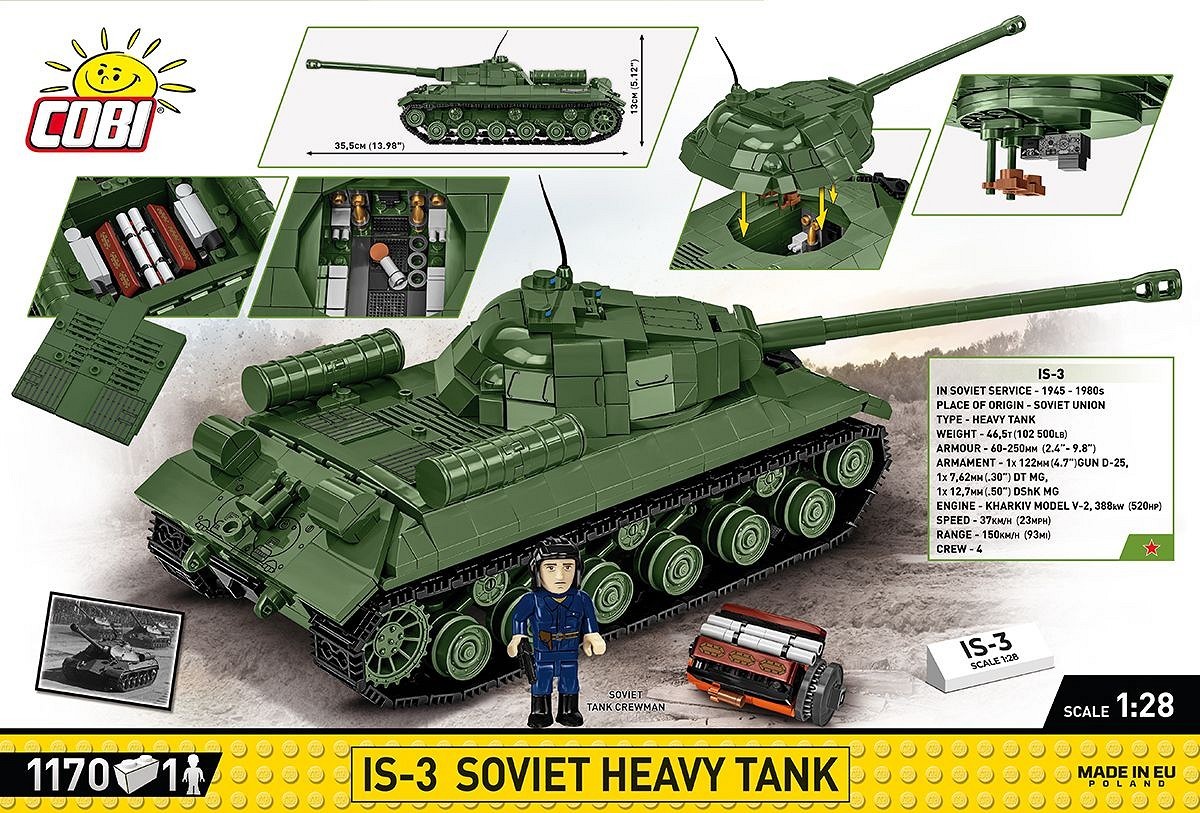 Model tanka IS-3 Soviet Heavy Tank 2