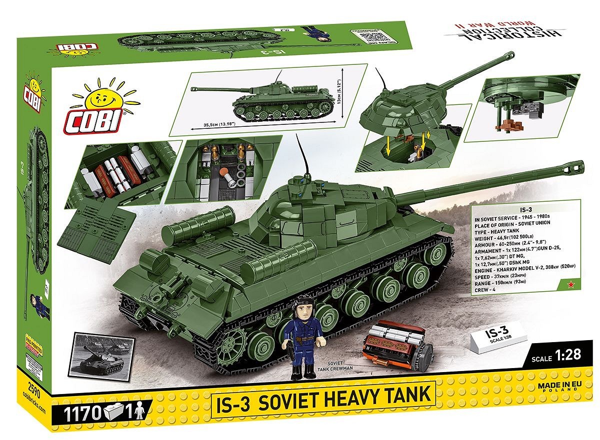 Model tanka IS-3 Soviet Heavy Tank 3