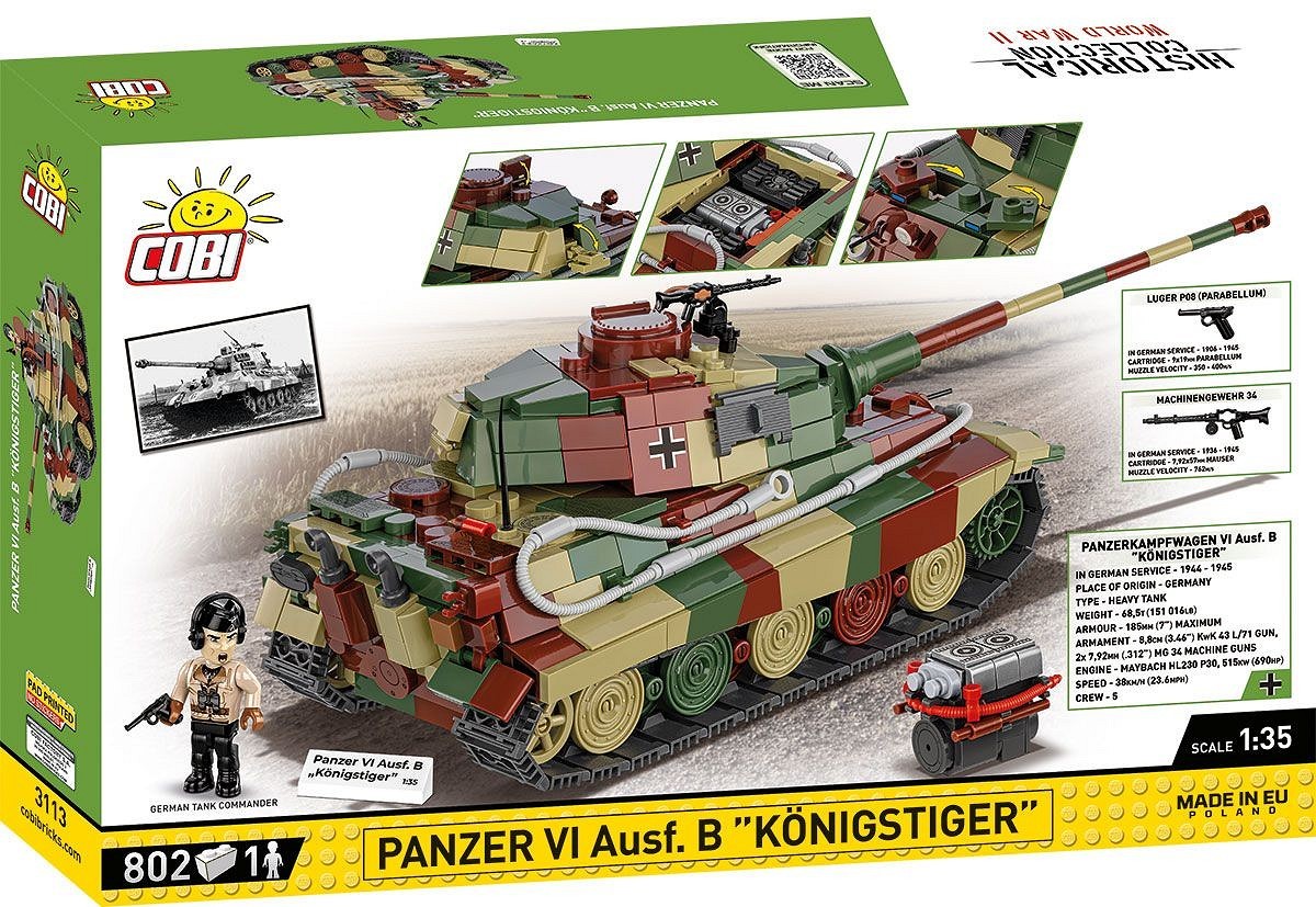Model tanka Panzer VI Ausf. B Königstiger 3