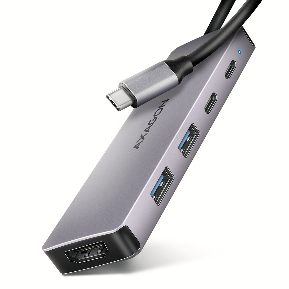 Večnamenski USB-C HUB 5v1, 5Gbps, HDMI 4K/60Hz, PD