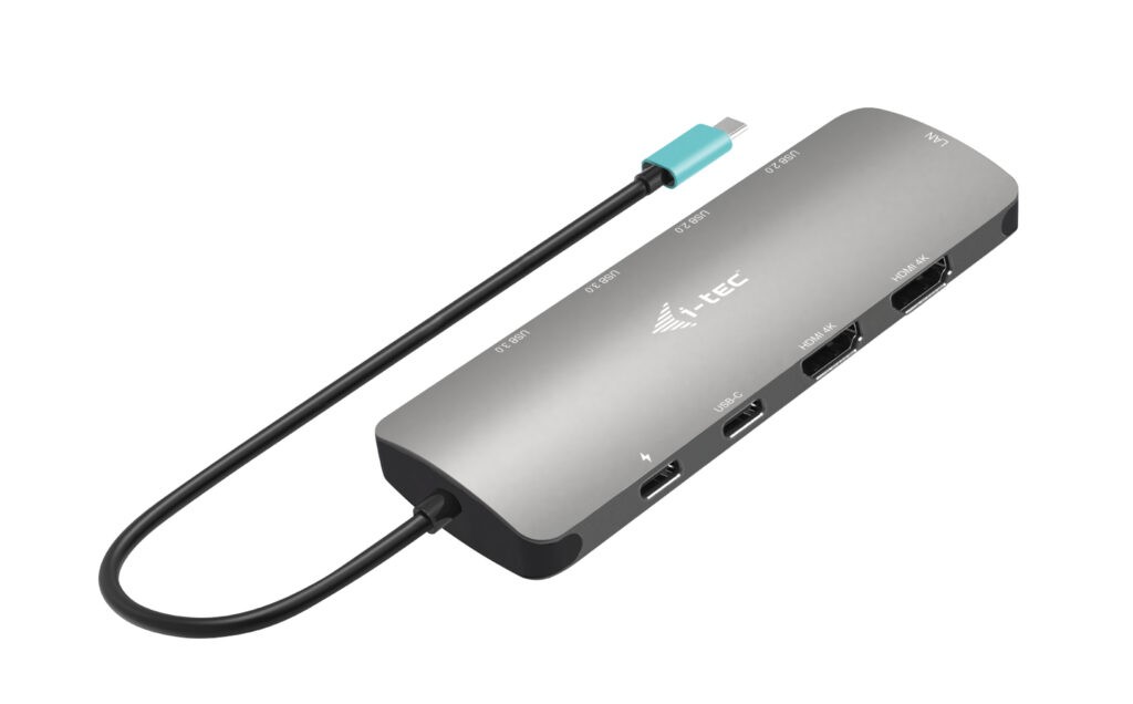 Docking postaja USB-C Metal Nano, 2x Display, PD 100W + 100W polnilnik 2