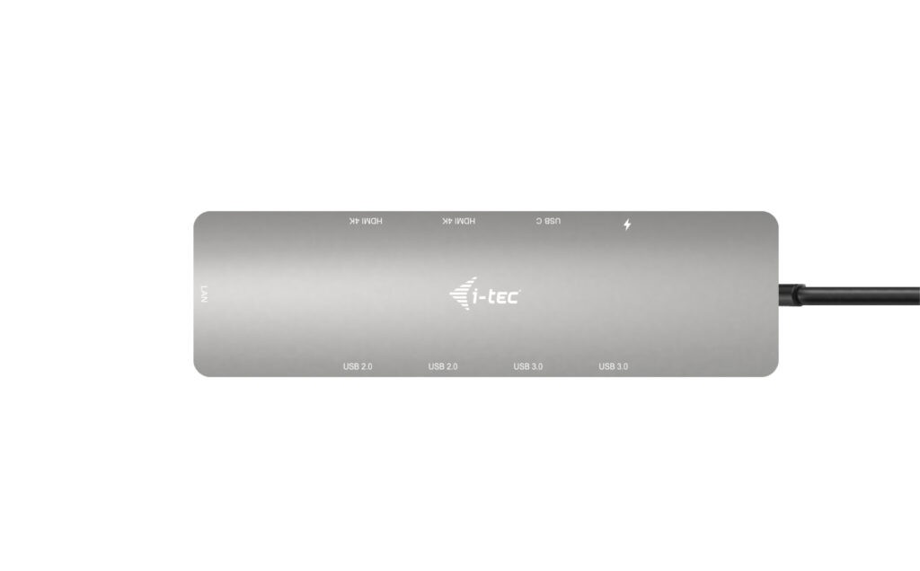 Docking postaja USB-C Metal Nano, 2x Display, PD 100W + 100W polnilnik 3