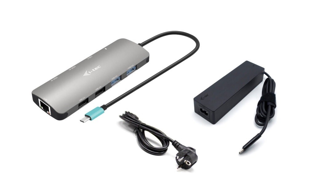 Docking postaja USB-C Metal Nano, 2x Display, PD 100W + 100W polnilnik