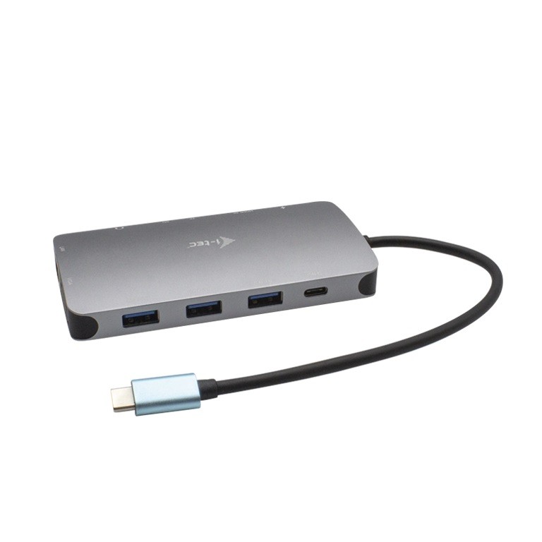 Docking postaja USB-C Metal Nano HDMI/VGA z LAN + Univerzalni polnilnik 100W 5