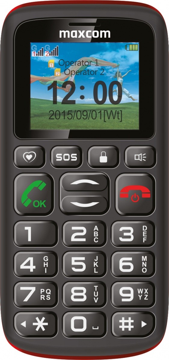 Telefon MM428L BB z velikimi tipkami