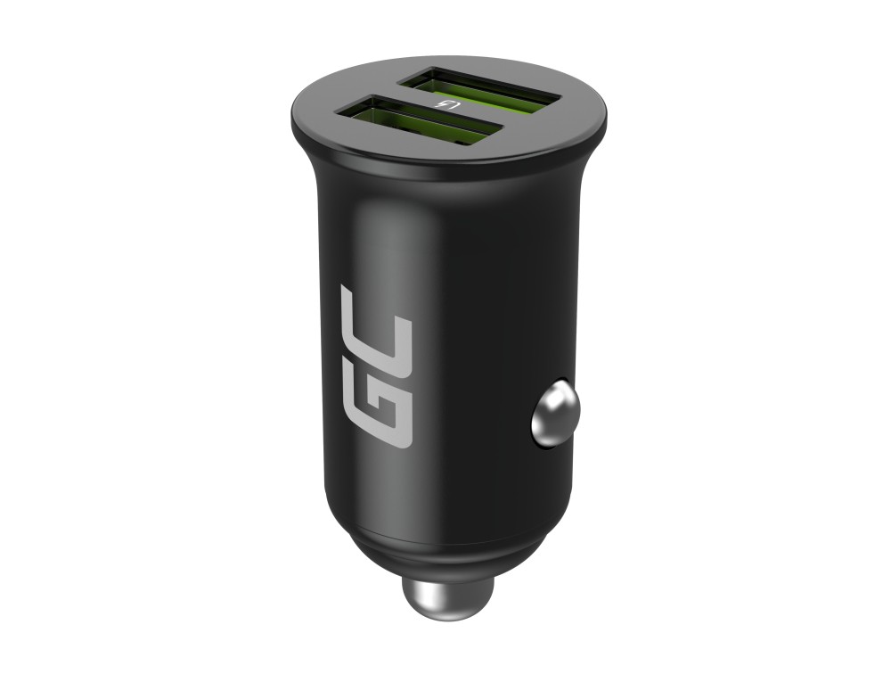Avtomobilski polnilec GC PowerRide Nano36 36W 6A 2x USB-A