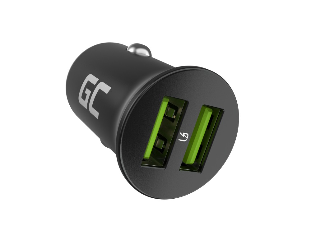 Avtomobilski polnilec GC PowerRide Nano36 36W 6A 2x USB-A 4