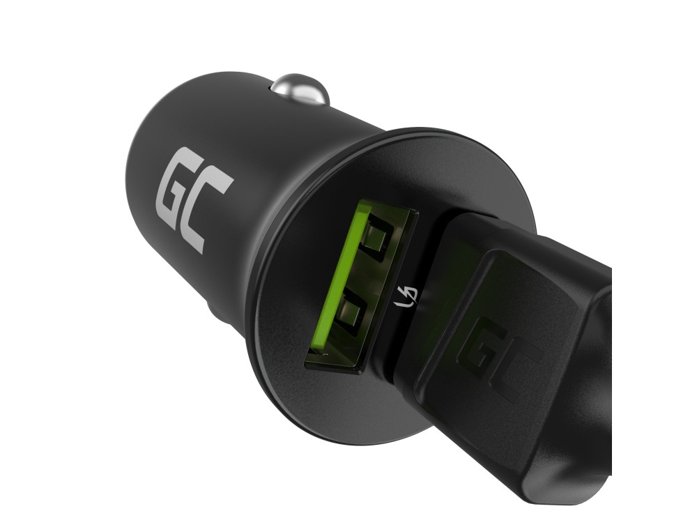 Avtomobilski polnilec GC PowerRide Nano36 36W 6A 2x USB-A 5