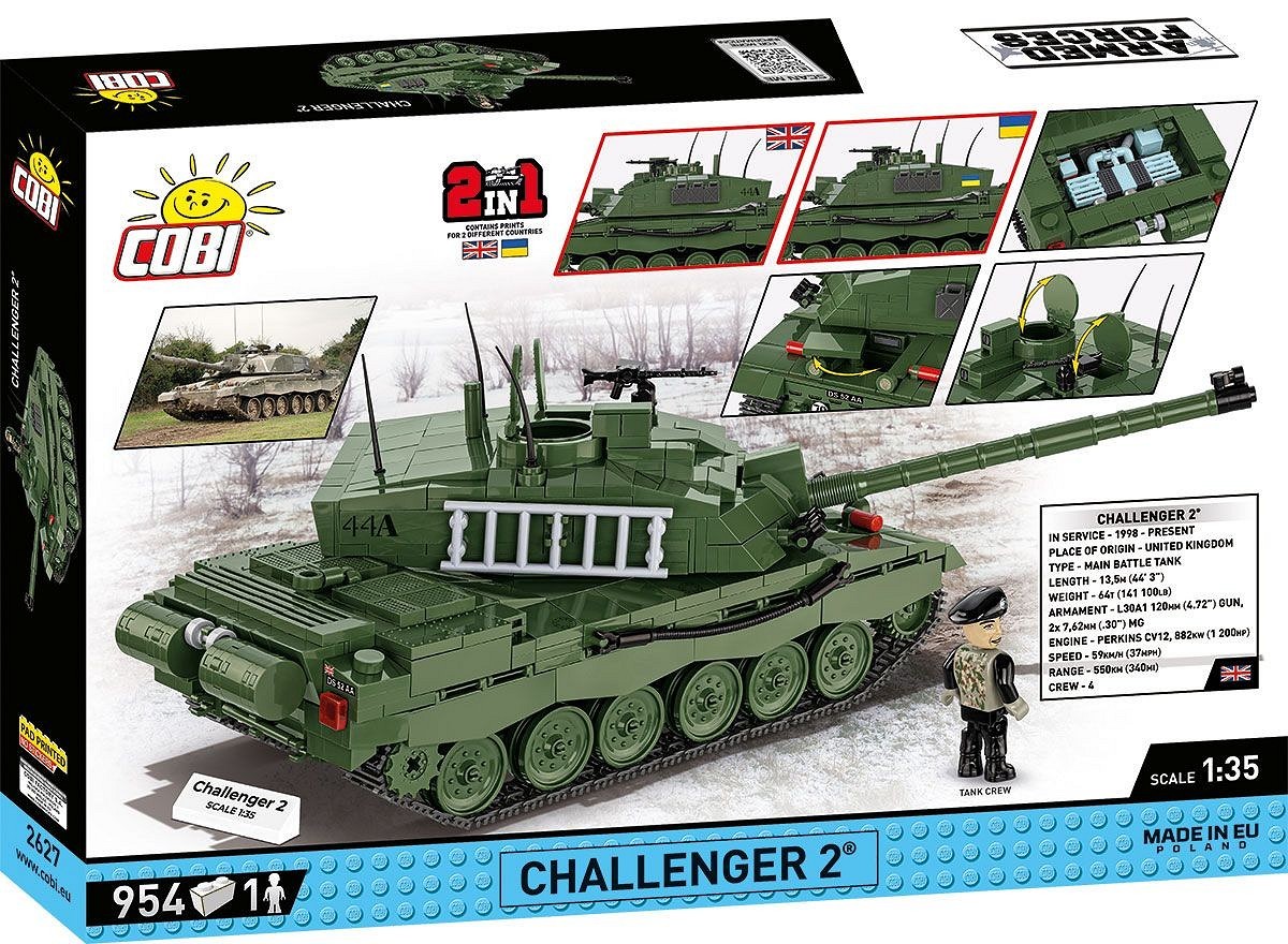 Cobi Klocki gradbene kocke Challenger 2, 954 kosi 3