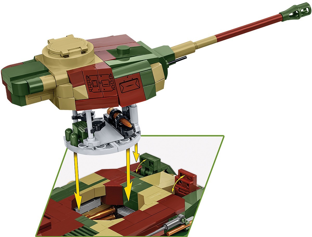 Gradbeni bloki WWII PZKPFW IV AUSF.G (1107 kosov) 4