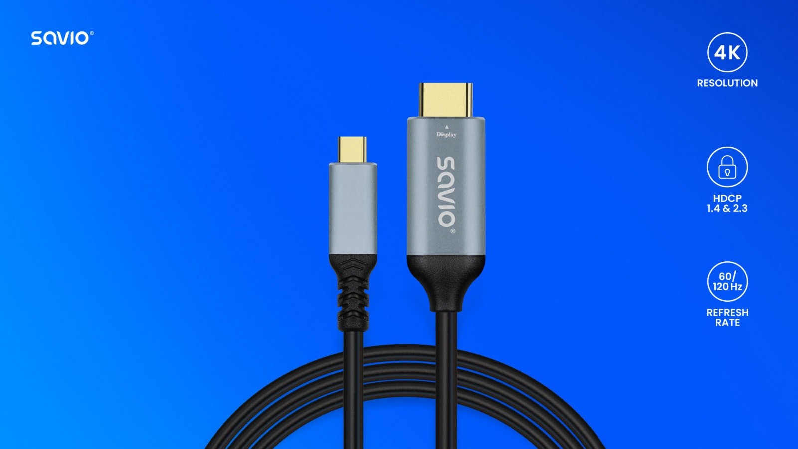 USB-C na HDMI 2.0b kabel (3m) 5
