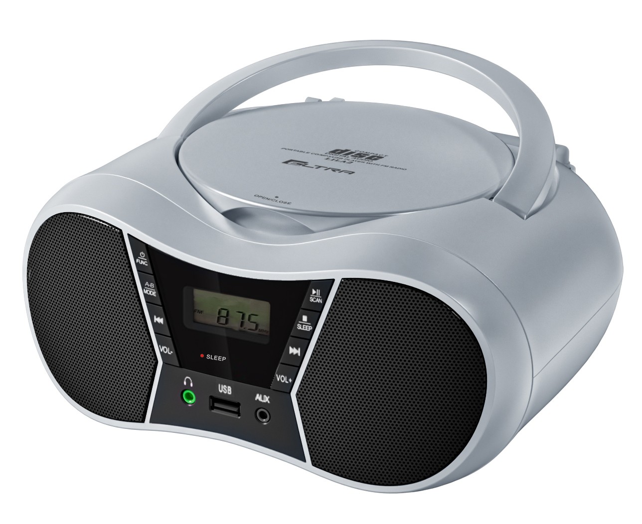 CD radio predvajalnik LILA2 USB/BT - Srebrn