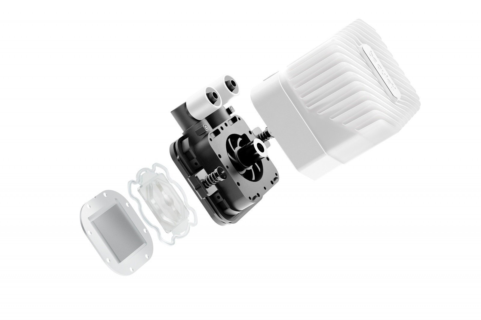 Vodilo hlajenje Light Loop 360mm AIO ARGB, belo 3