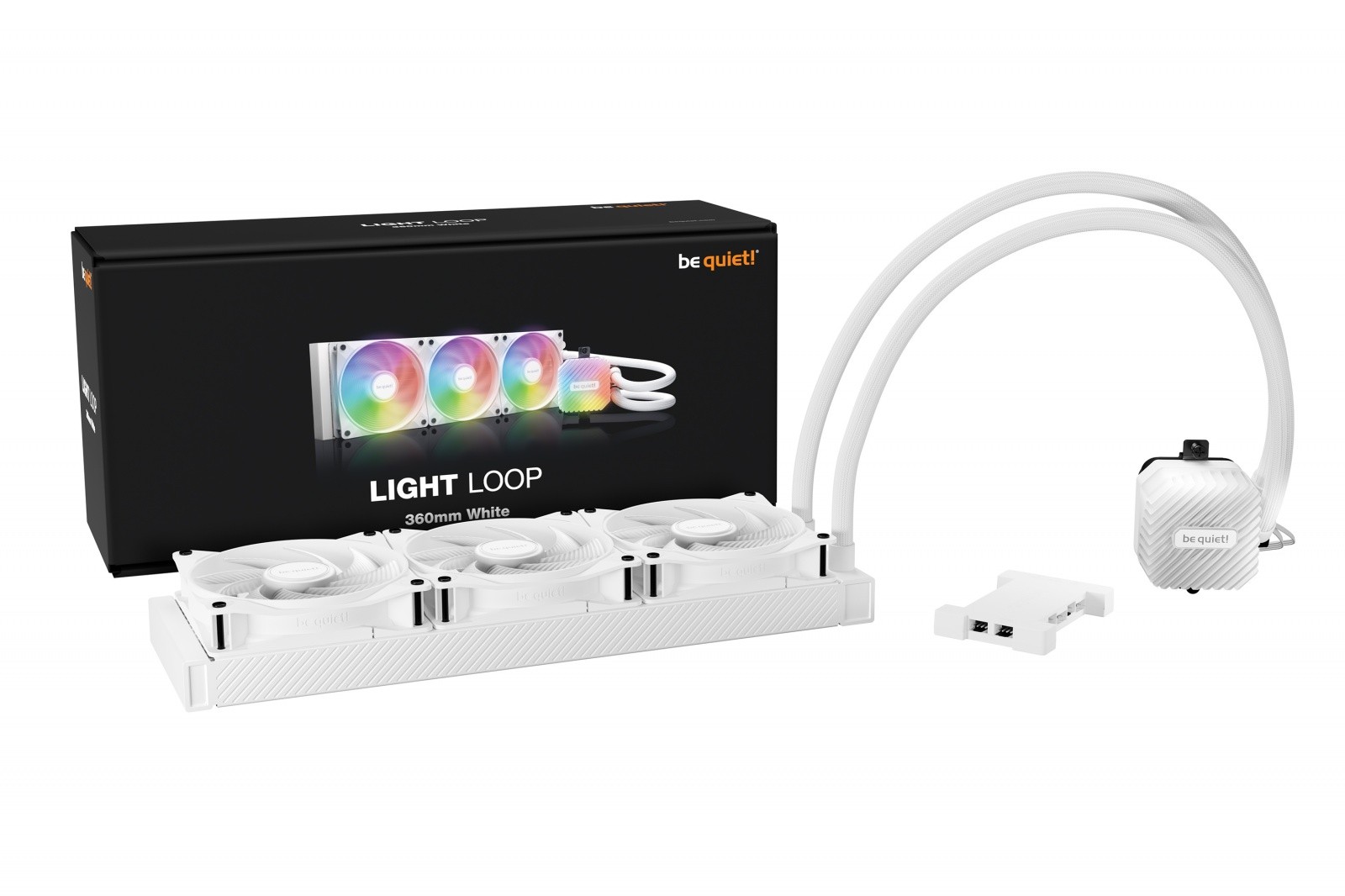 Vodilo hlajenje Light Loop 360mm AIO ARGB, belo 6