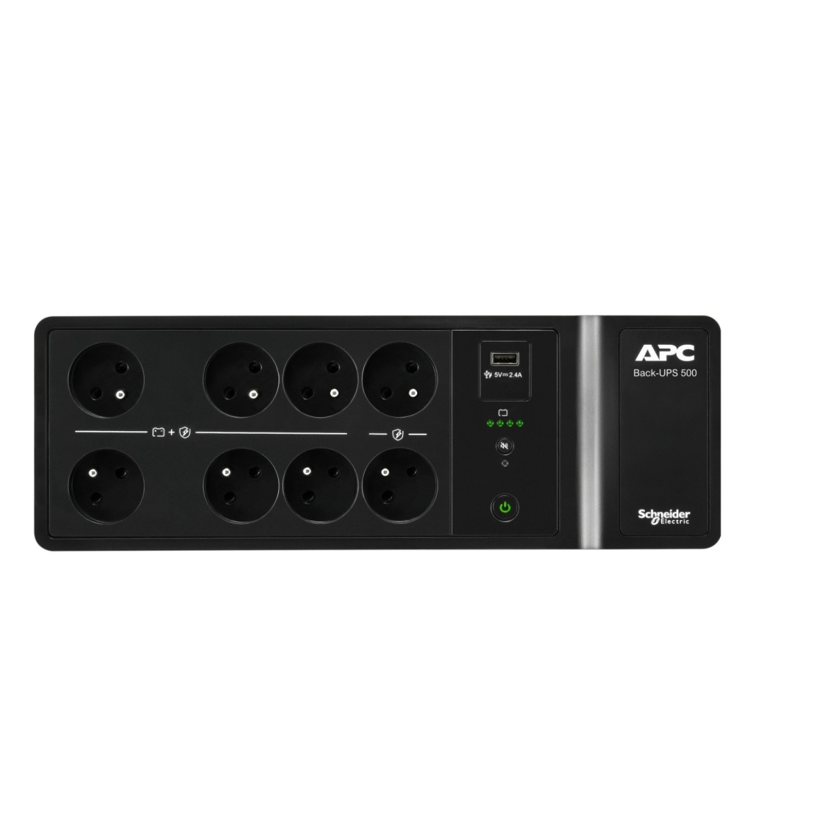 APC Back-UPS 500VA napajalnik BE500G2-FR, 8 francoskih vtičnic 2