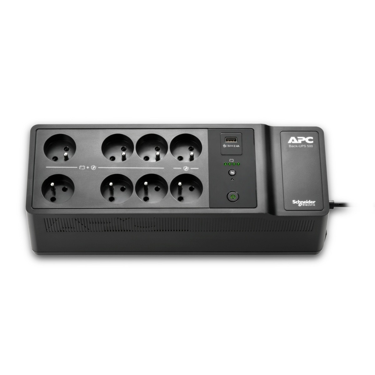 APC Back-UPS 500VA napajalnik BE500G2-FR, 8 francoskih vtičnic 4
