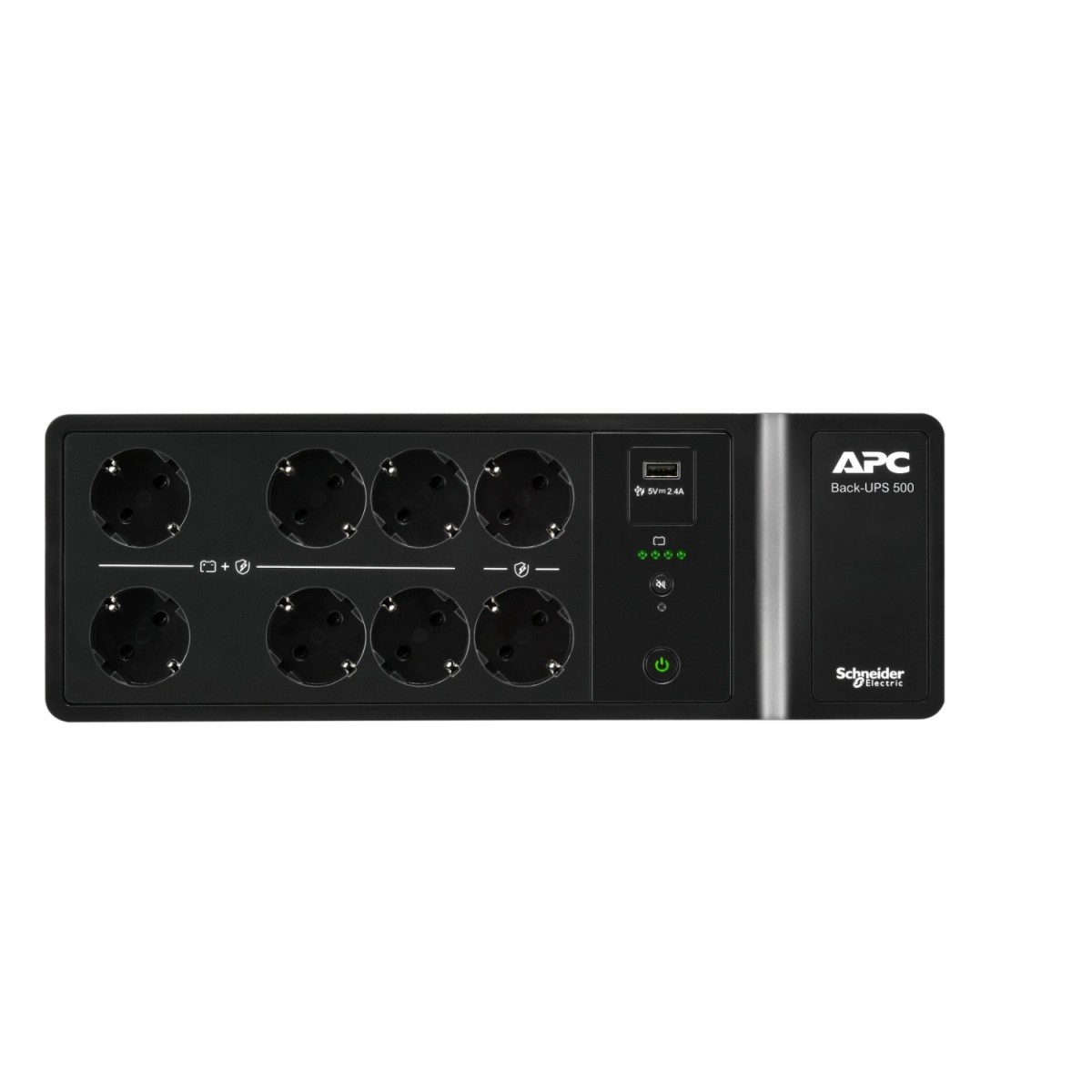 APC Back-UPS BE500G2-GR, neprekinjeno napajanje, 500VA, 8 Schuko izhodov 2