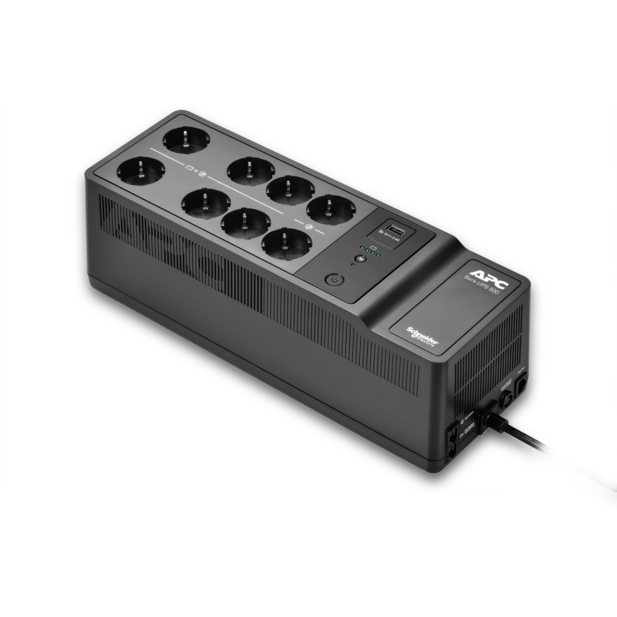 APC Back-UPS BE500G2-GR, neprekinjeno napajanje, 500VA, 8 Schuko izhodov 3