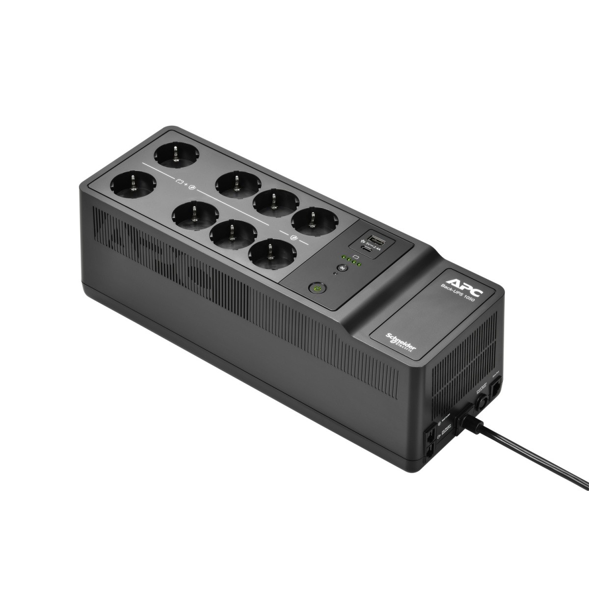 Napajalnik APC Back-UPS 1050VA z 8 Schuko vtičnicami (BE1050G2-GR) 3