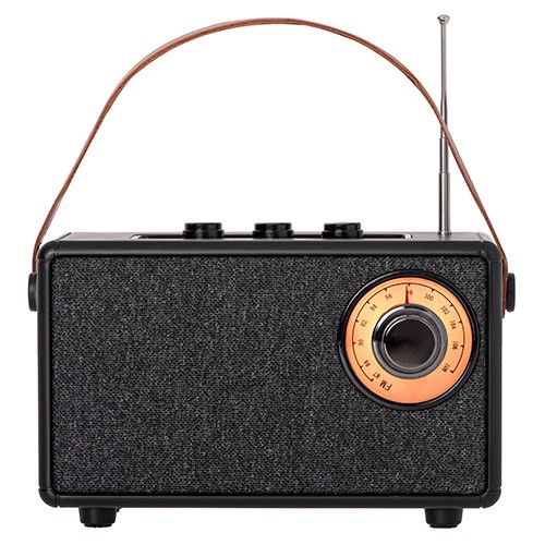 CR1902 Bluetooth zvočnik z radiem FM, USB-C, črn 2