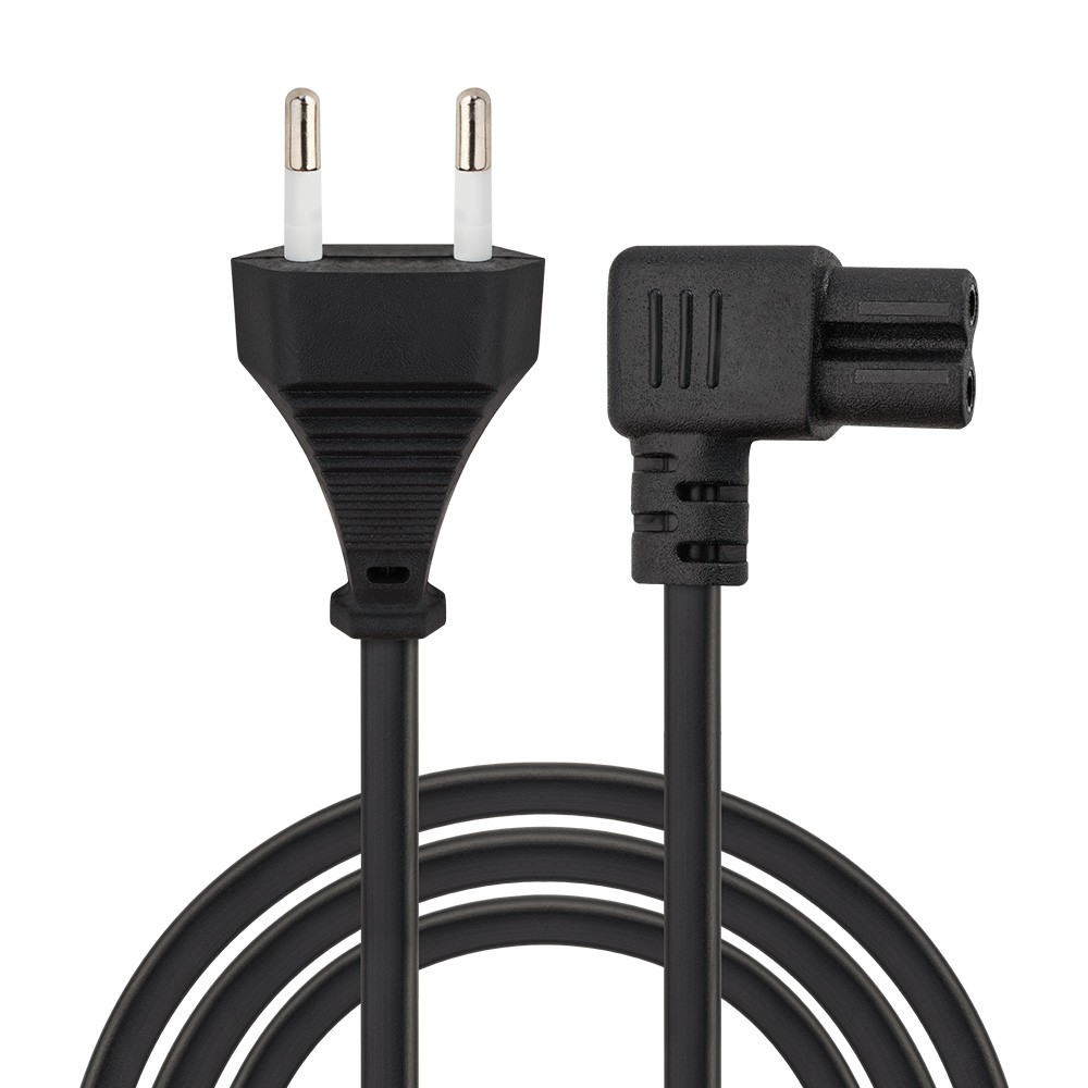 Napajalni kabel C7 (kotni), 5m, 2-pinski
