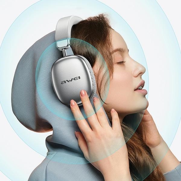 AT7 Bluetooth naglavne slušalke, črne 2