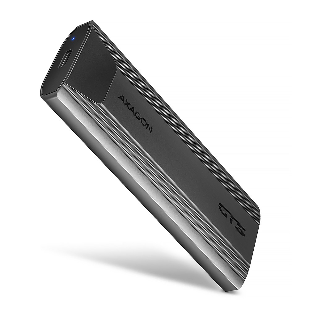 Aluminijasto ohišje za M.2 NVMe/SATA SSD, USB-C 3.2 Gen 2
