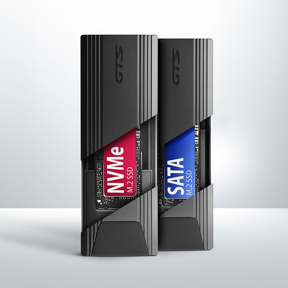 Aluminijasto ohišje za M.2 NVMe/SATA SSD, USB-C 3.2 Gen 2 4