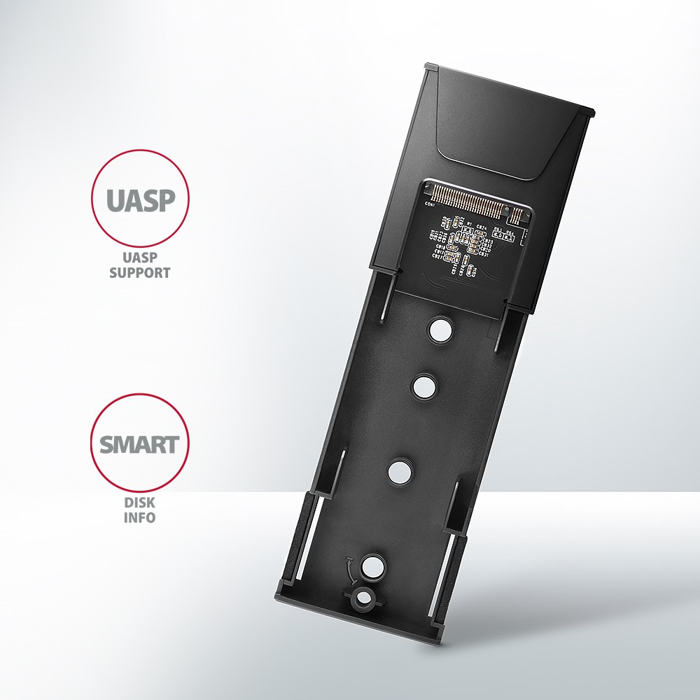 Aluminijasto ohišje za M.2 NVMe/SATA SSD, USB-C 3.2 Gen 2 8