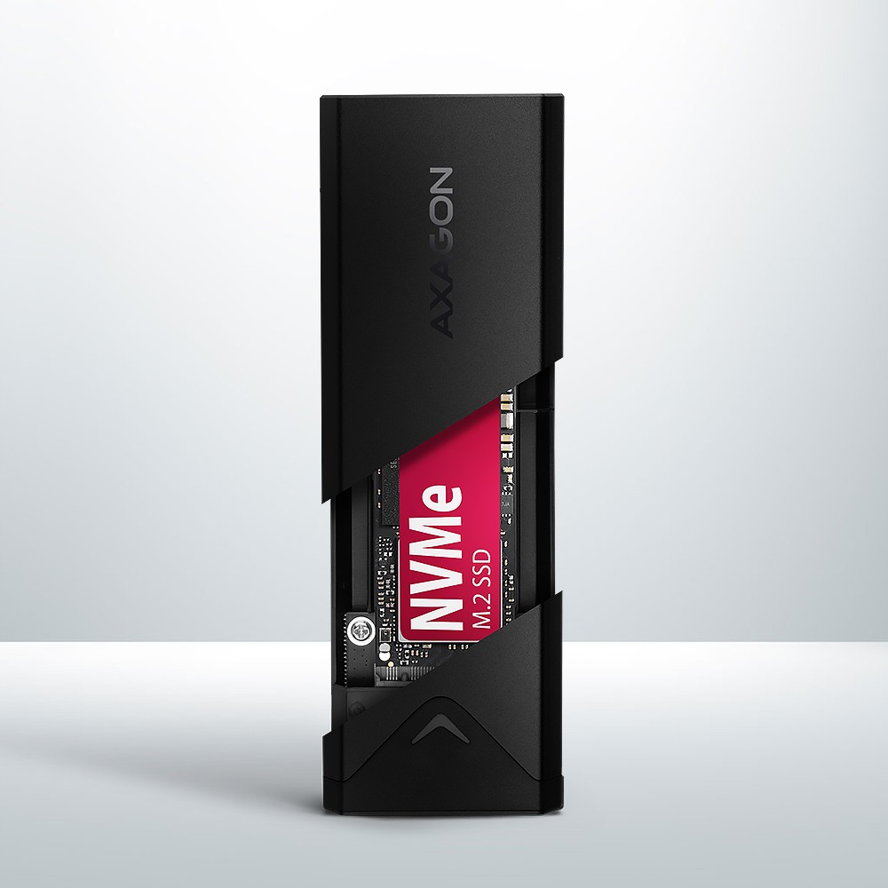 Aluminijasto ohišje za M.2 NVMe SSD, USB-C 3.2 Gen 2, črno 4