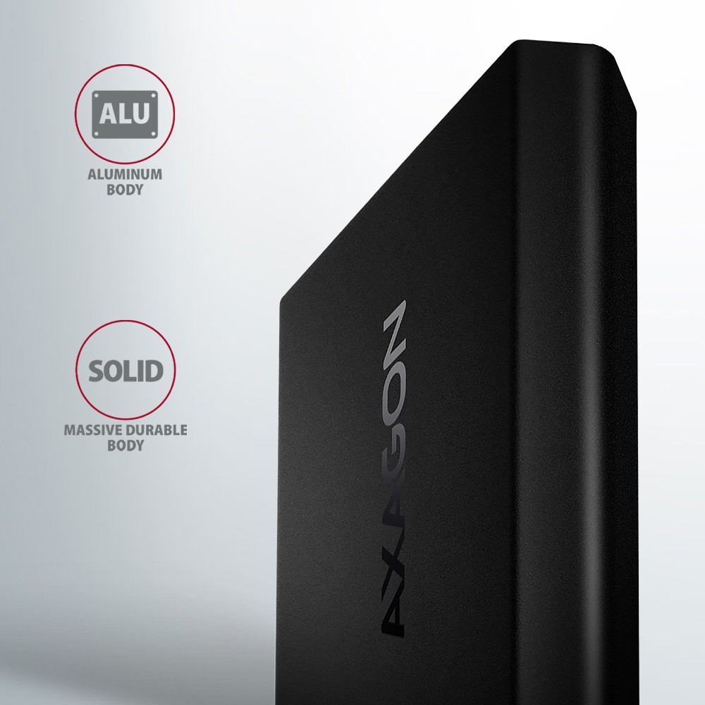 Aluminijasto ohišje za M.2 NVMe SSD, USB-C 3.2 Gen 2, črno 5