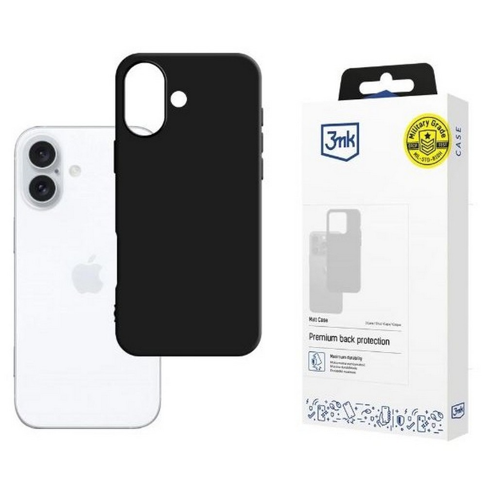 Mat ovitek za iPhone 16 (6,1") - Črn