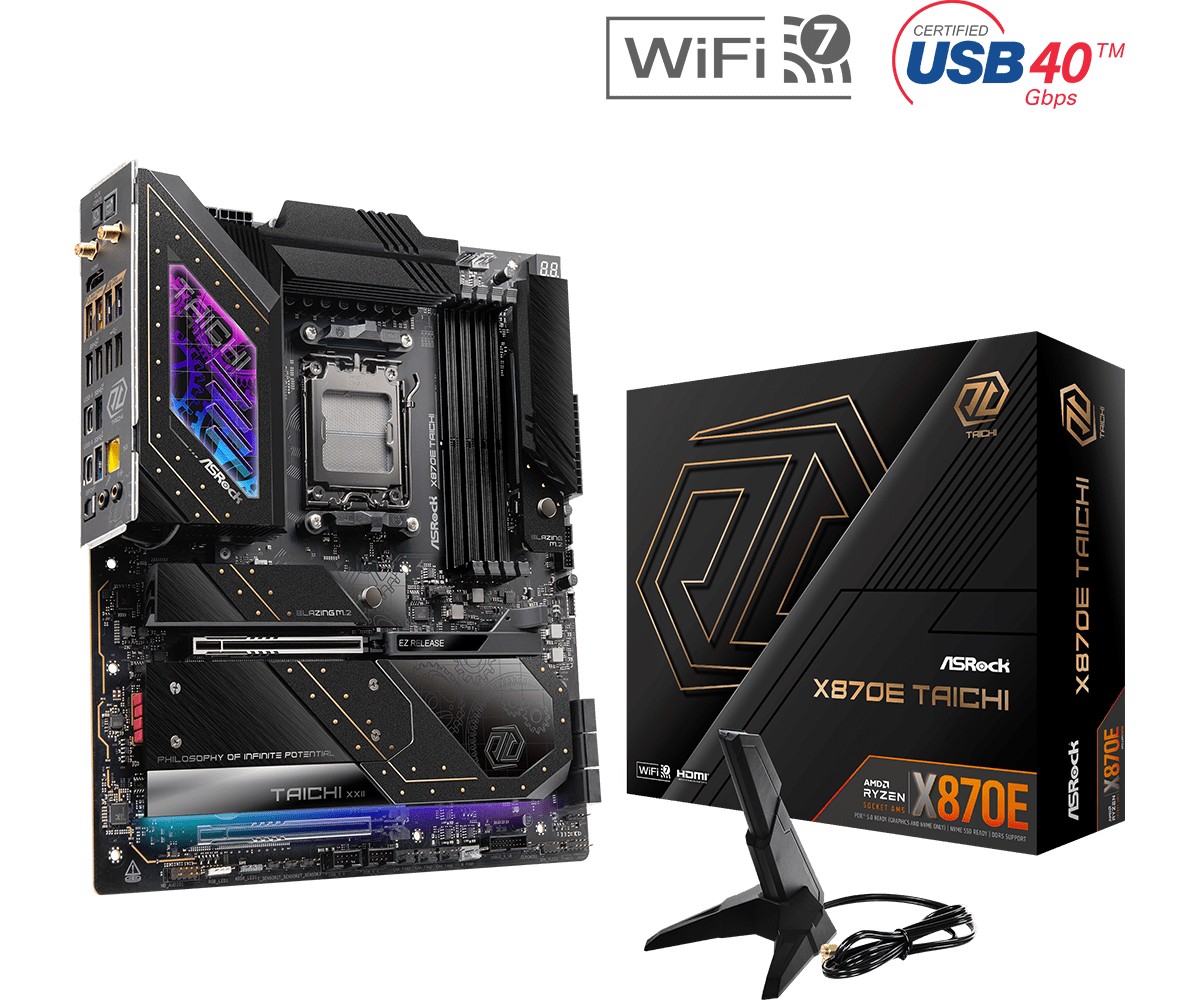 Matična plošča TAICHI X670E AM5 (4x DDR5, M.2, EATX)