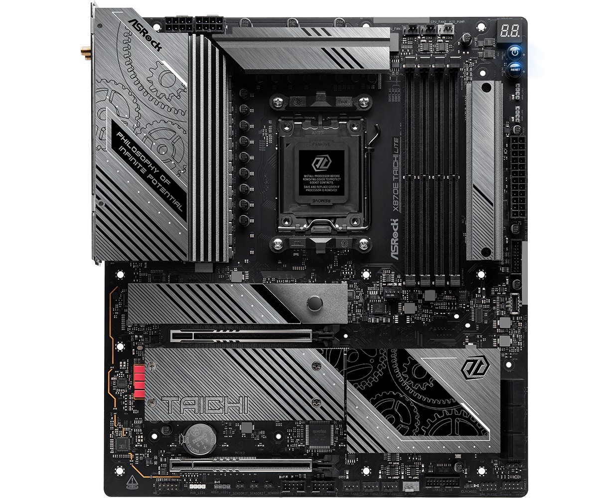 Matična plošča X670E TAICHI LITE AM5 (4x DDR5, M.2, EATX) 2