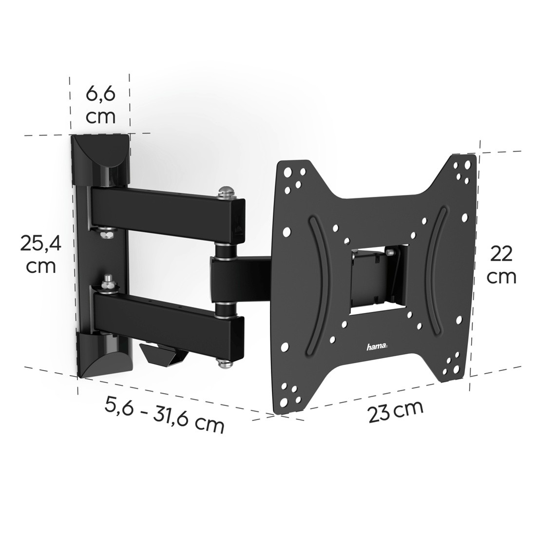 Hama nosilec za LCD/LED TV VESA 200x200, do 48" 3