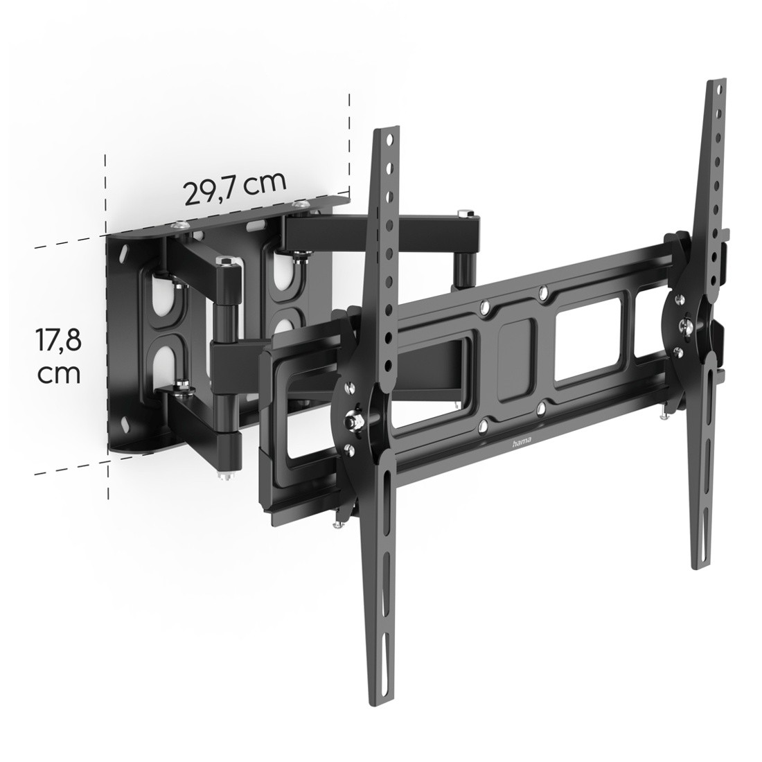 Zglobni nosilec za LCD/LED TV, VESA 600x400, do 84" 3
