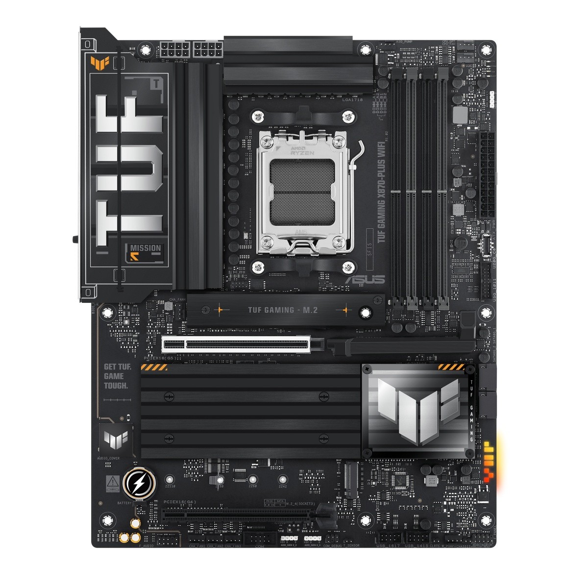 Asus TUF GAMING X870-PLUS WIFI matična plošča (AM5, 4x DDR5, HDMI/USB-C) 2