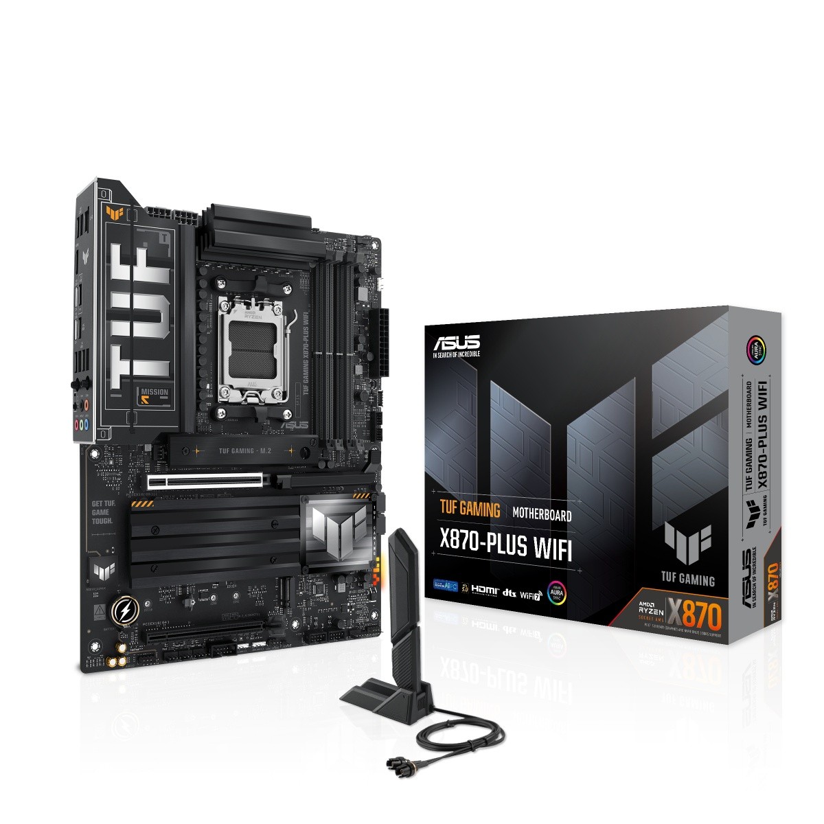 Asus TUF GAMING X870-PLUS WIFI matična plošča (AM5, 4x DDR5, HDMI/USB-C)