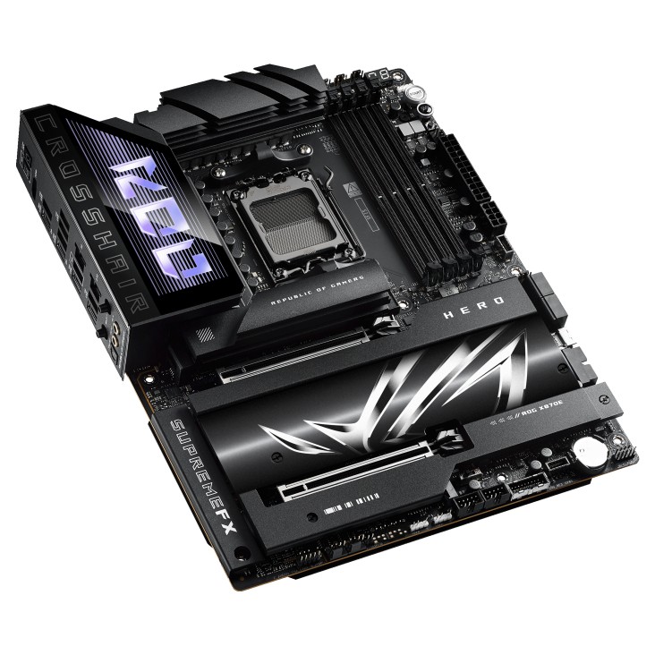 Asus ROG CROSSHAIR X870E HERO matična plošča (AM5, 4x DDR5, HDMI/USB-C) 6