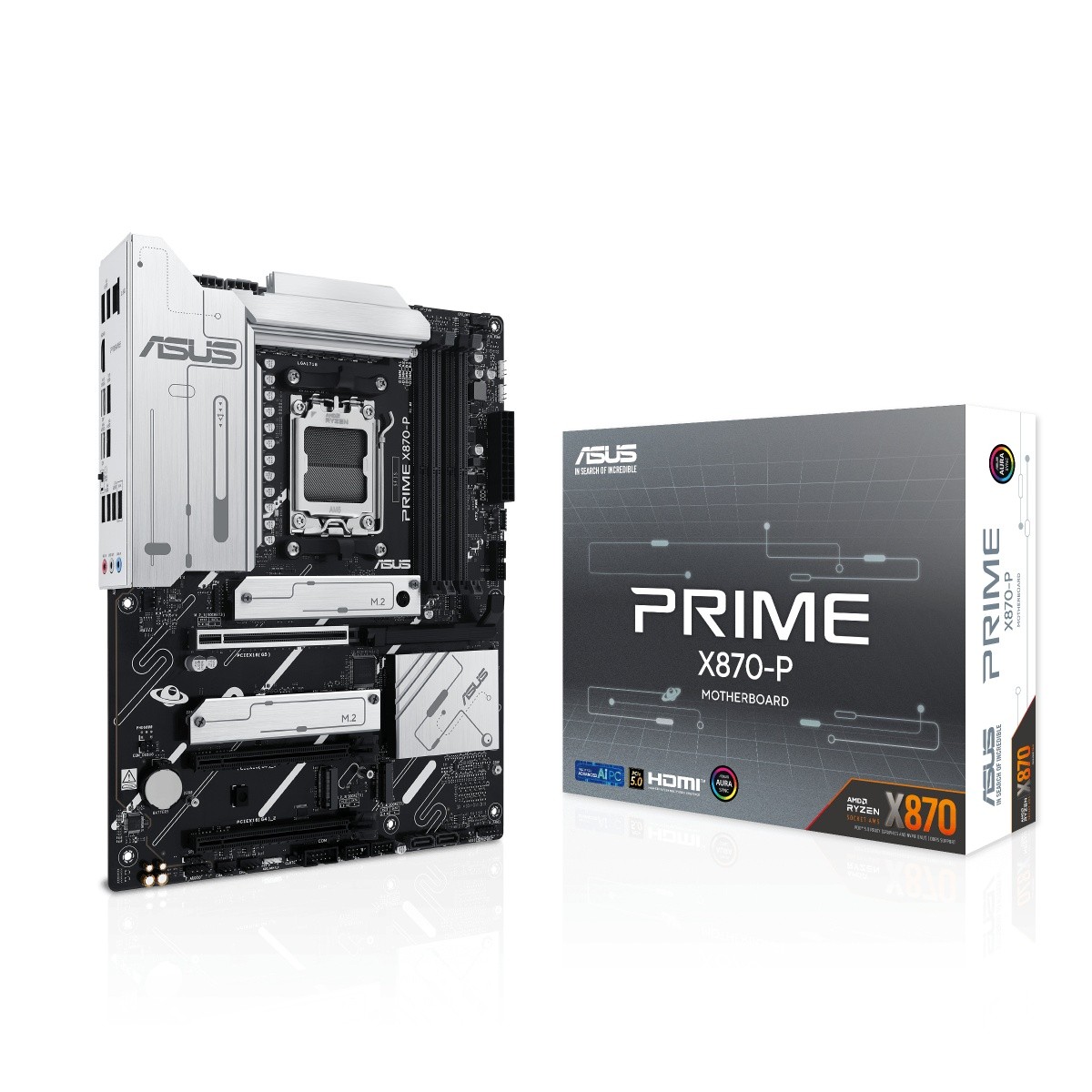 Asus PRIME X870-P matična plošča AM5, 4x DDR5, HDMI/USB-C, ATX