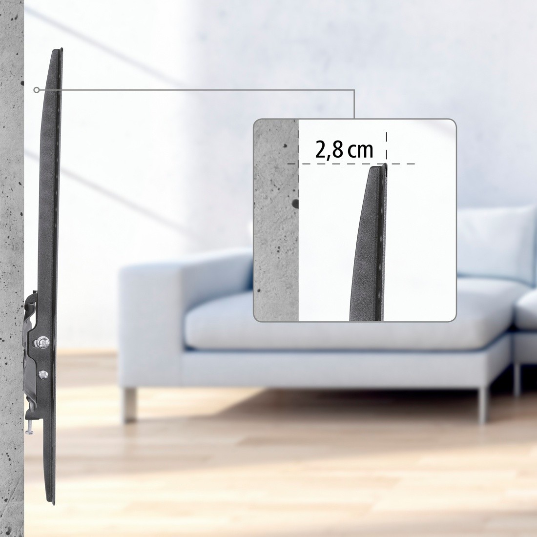 Zglobni nosilec za TV/monitor 400x400mm, do 65-palcev 8