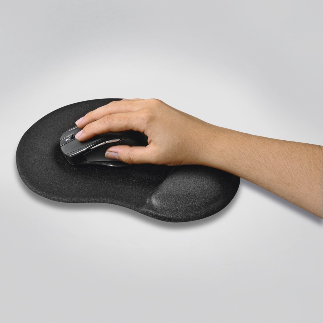 Ergonomska podloga za miško, črna 4